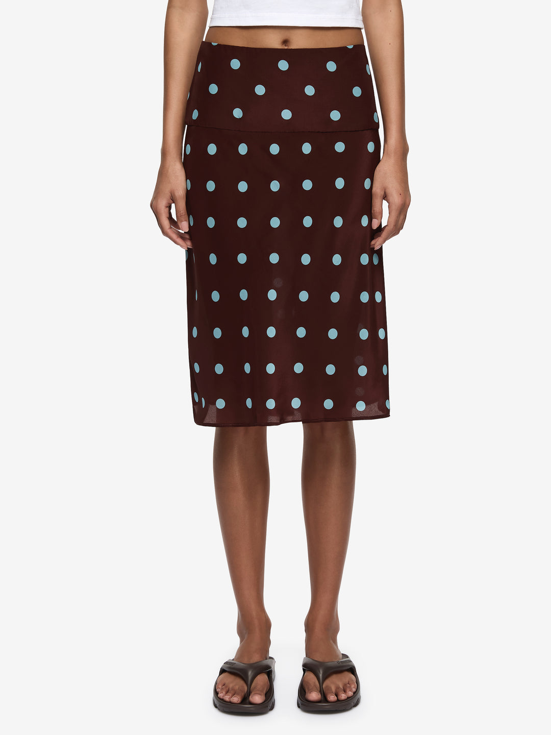 MATHILDE MIDI SKIRT - POLKA DOT