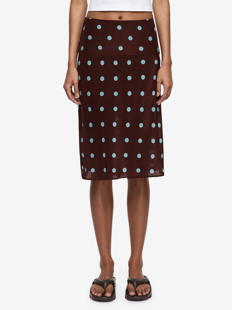 MATHILDE MIDI SKIRT - POLKA DOT