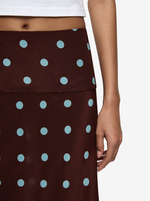 MATHILDE MIDI SKIRT - POLKA DOT