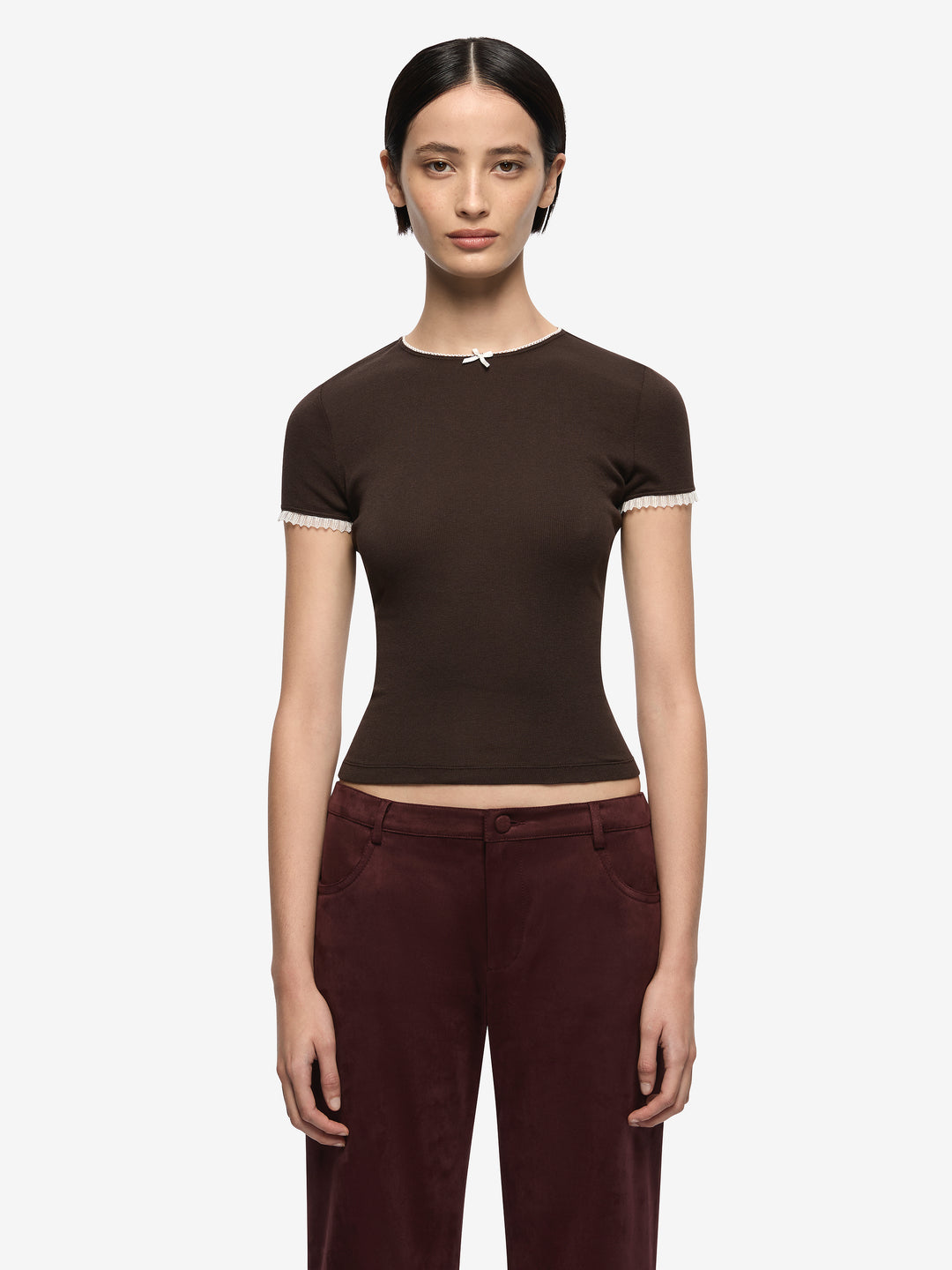 MONETA BABY TEE - DARK CHOCOLATE