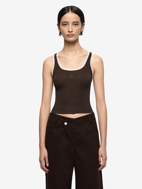 MONETA TANK - DARK CHOCOLATE