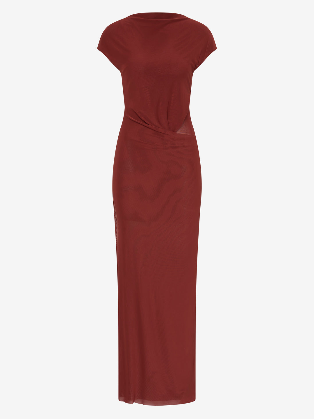 WILLORIN ASYM DRESS - SANGRIA