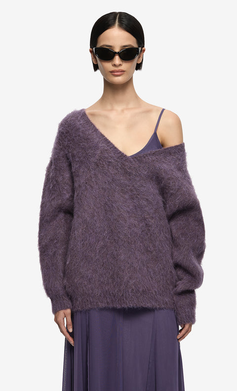 NOE OVERSIZED JUMPER - AMETHYST