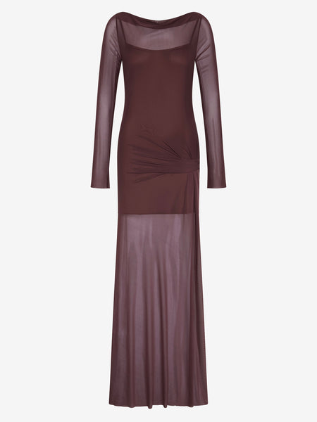 Sol Asym Dress in Dark Chocolate - BEC + BRIDGE - BEC + BRIDGE Sol Asym Dress in Dark Chocolate - BEC + BRIDGE - BEC + BRIDGE