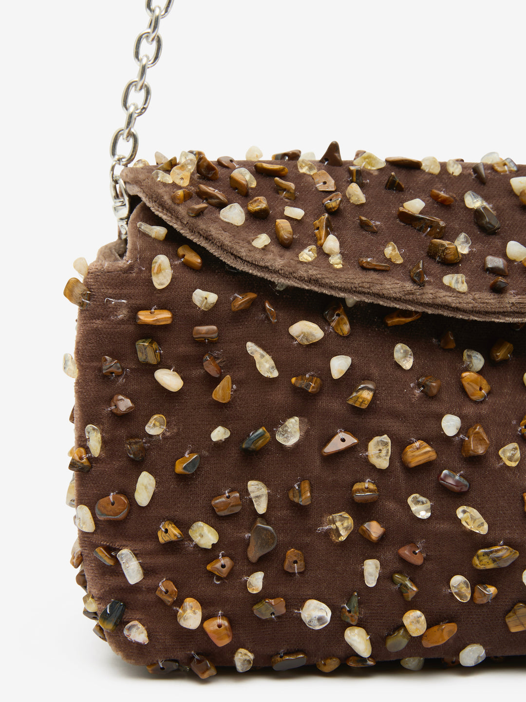 DARIA BAG - CHOC BEADED