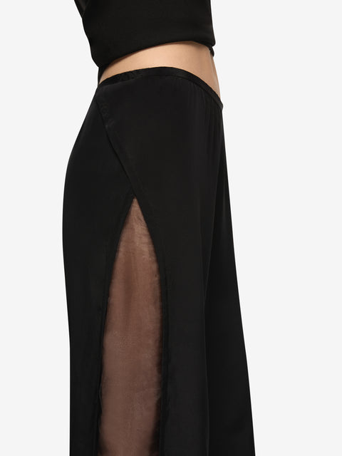 XADA CONTRAST PANT - BLACK