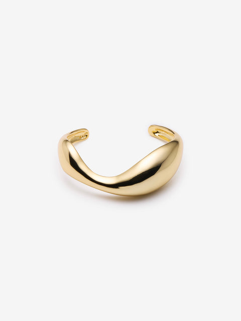 WAVE CUFF - GOLD