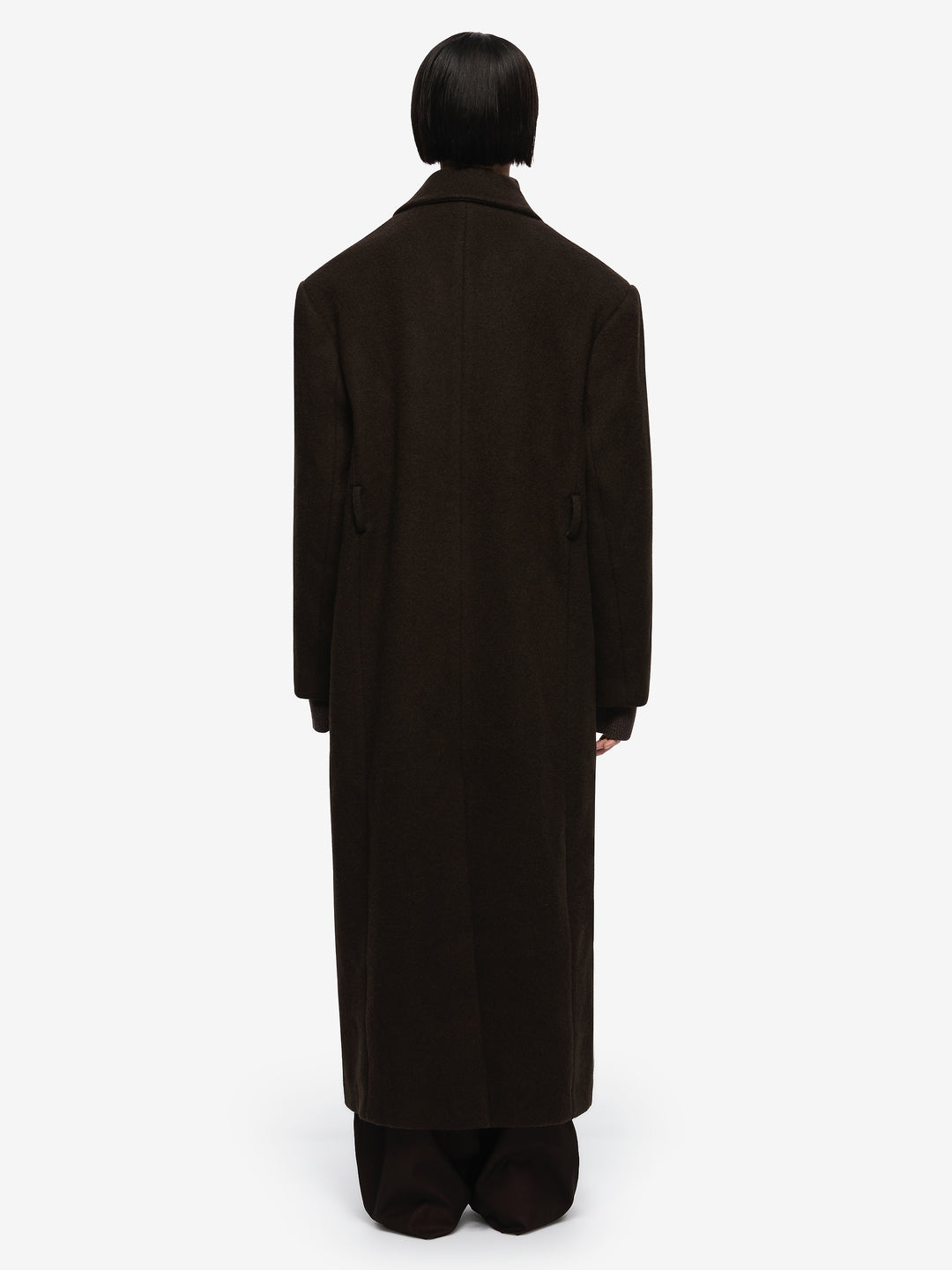 RUTHE COAT - DARK CHOCOLATE