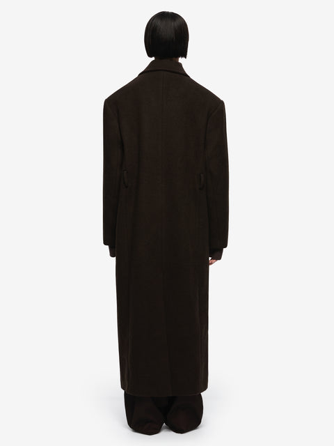 RUTHE COAT - DARK CHOCOLATE