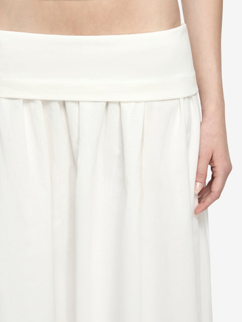 ARI MAXI SKIRT  - IVORY