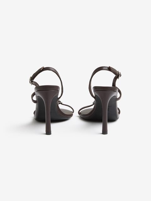 JYLIAN HEEL - CHOC LEATHER
