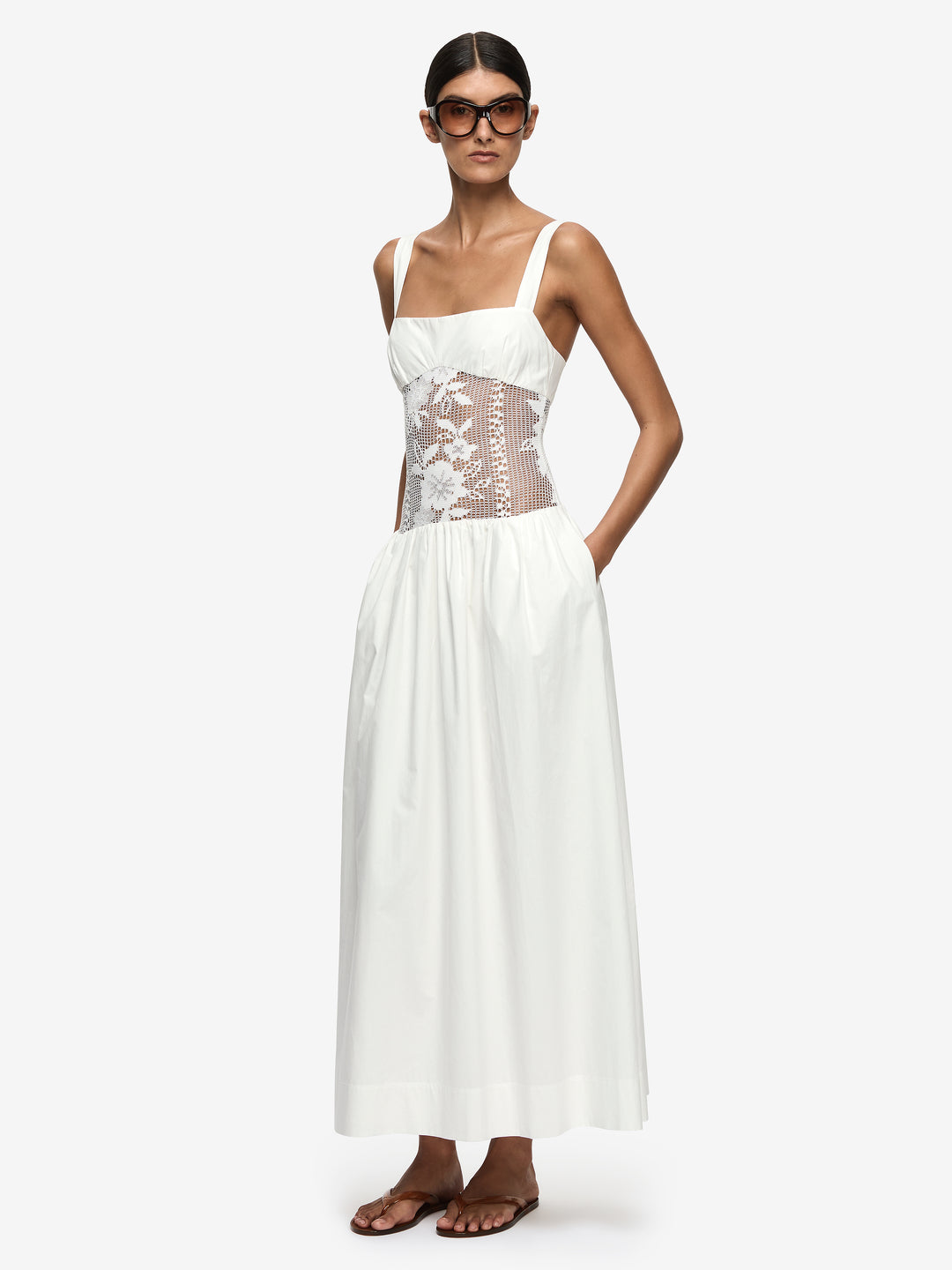 SIENNA MAXI DRESS - WHITE