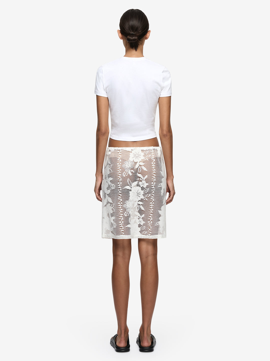 SIENNA MIDI SKIRT - WHITE