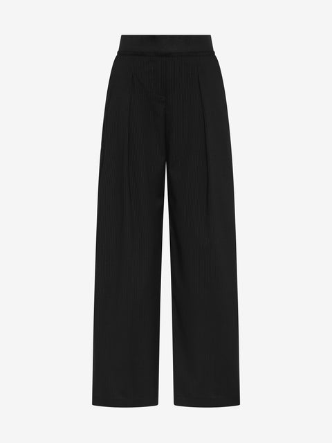 MARCELLI PANT - BLACK/WHITE STRIPE
