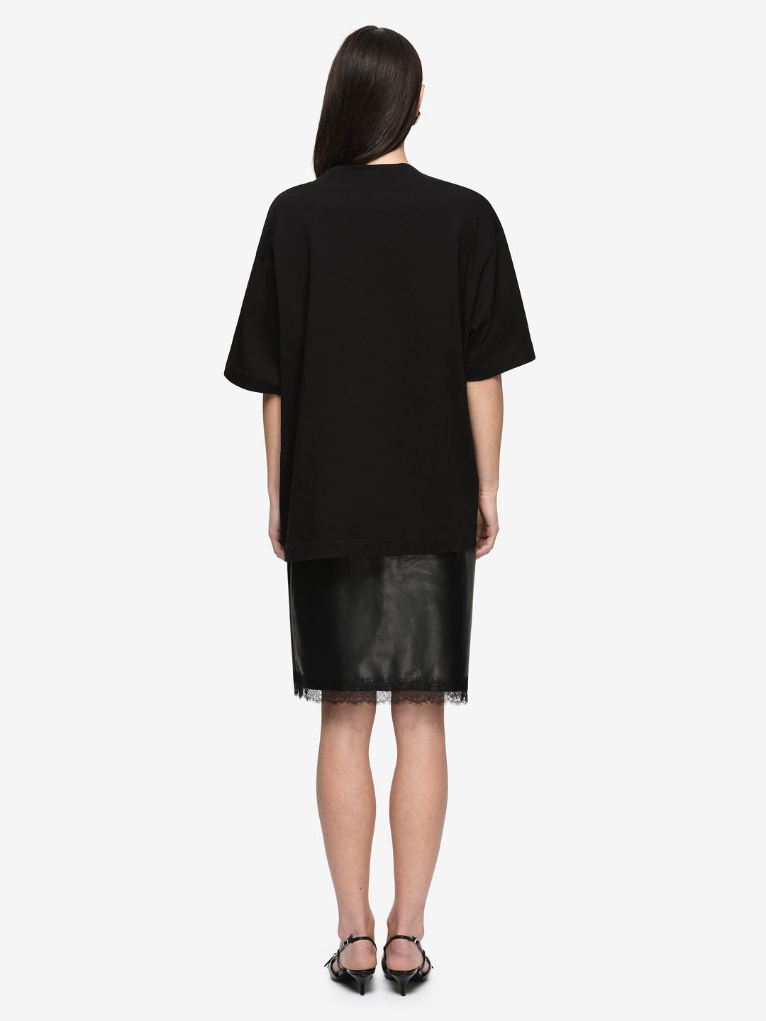 SAPHIRA MIDI SKIRT - BLACK