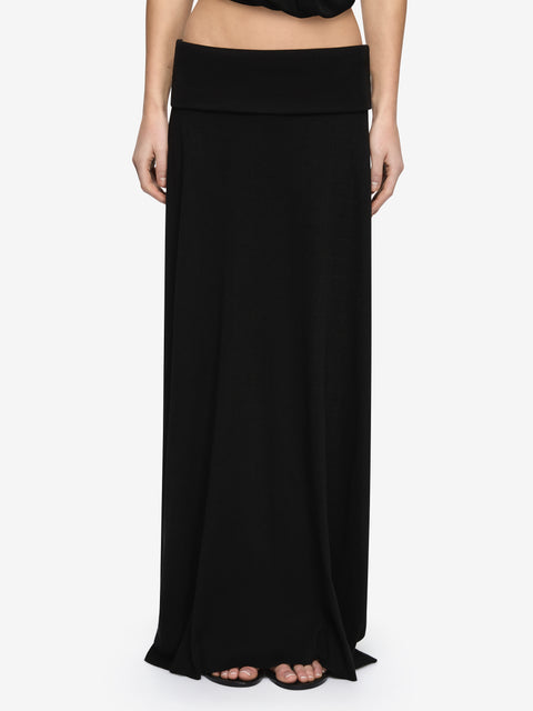 XENNA MAXI SKIRT - BLACK