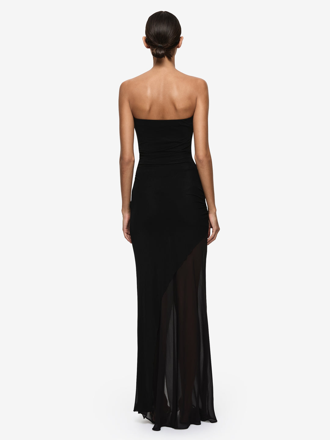 WILLORIN STRAPLESS MAXI DRESS - BLACK