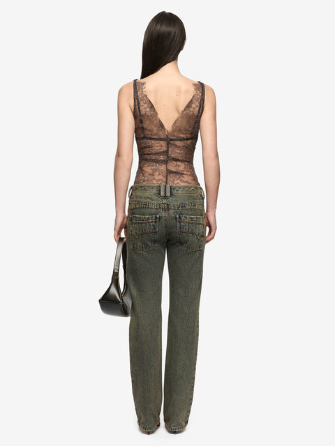 MARIKA TOP - COFFEE