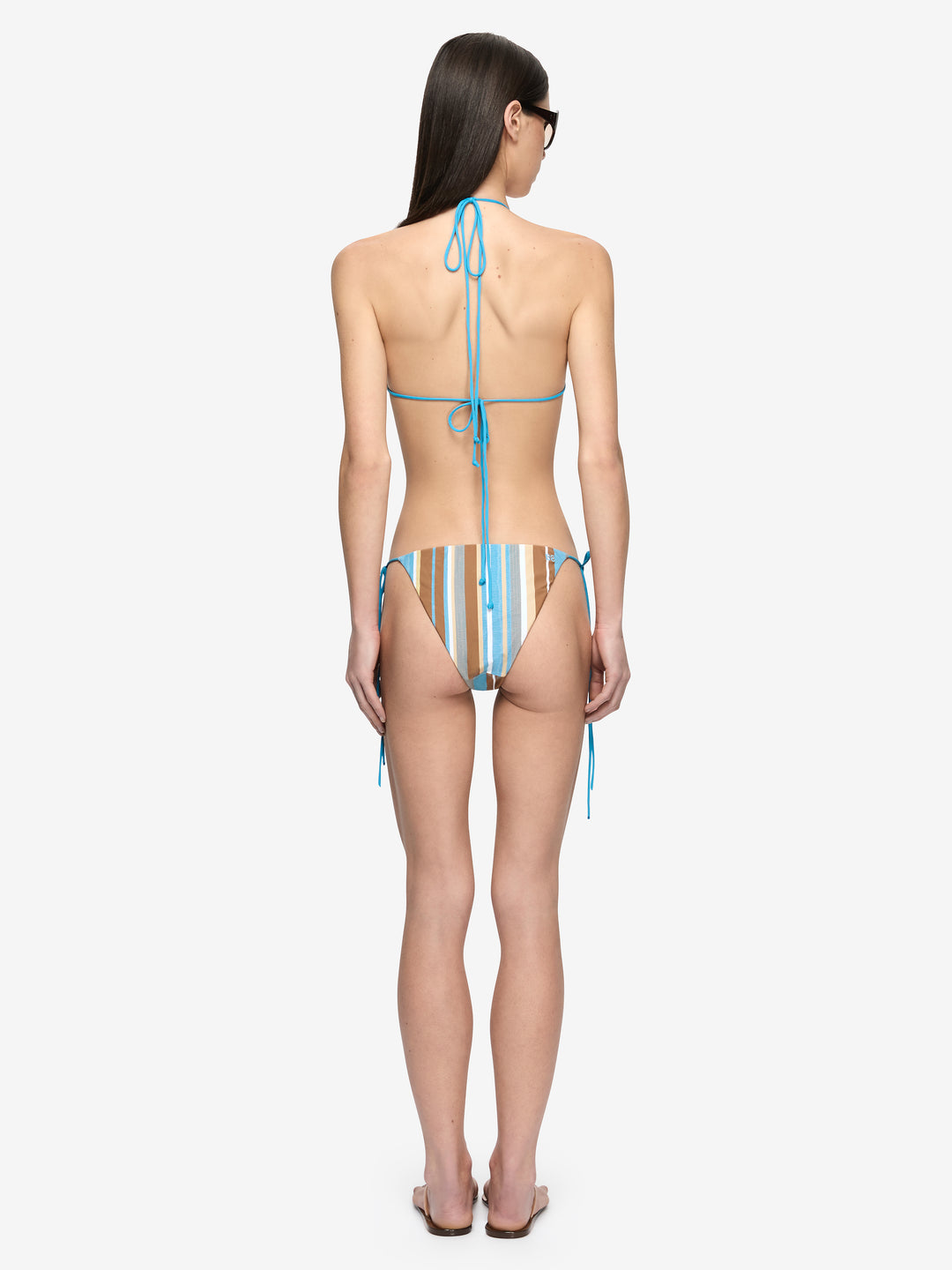 ELARIS BIKINI BOTTOM - SANDALWOOD STRIPE