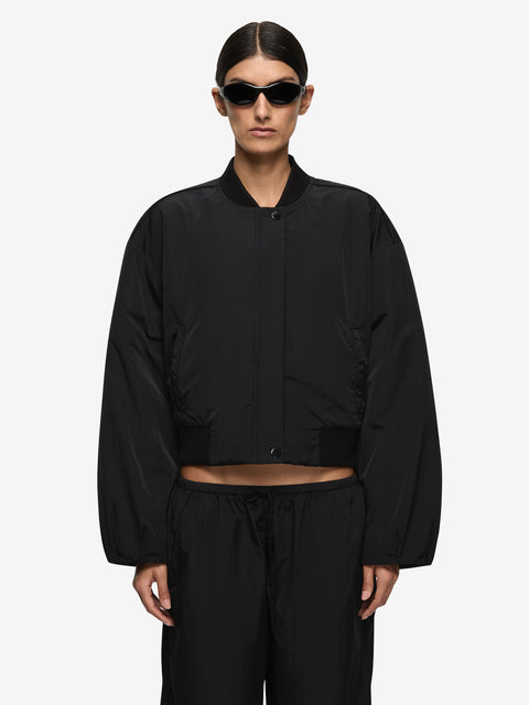 BASTIEN BOMBER JACKET - BLACK