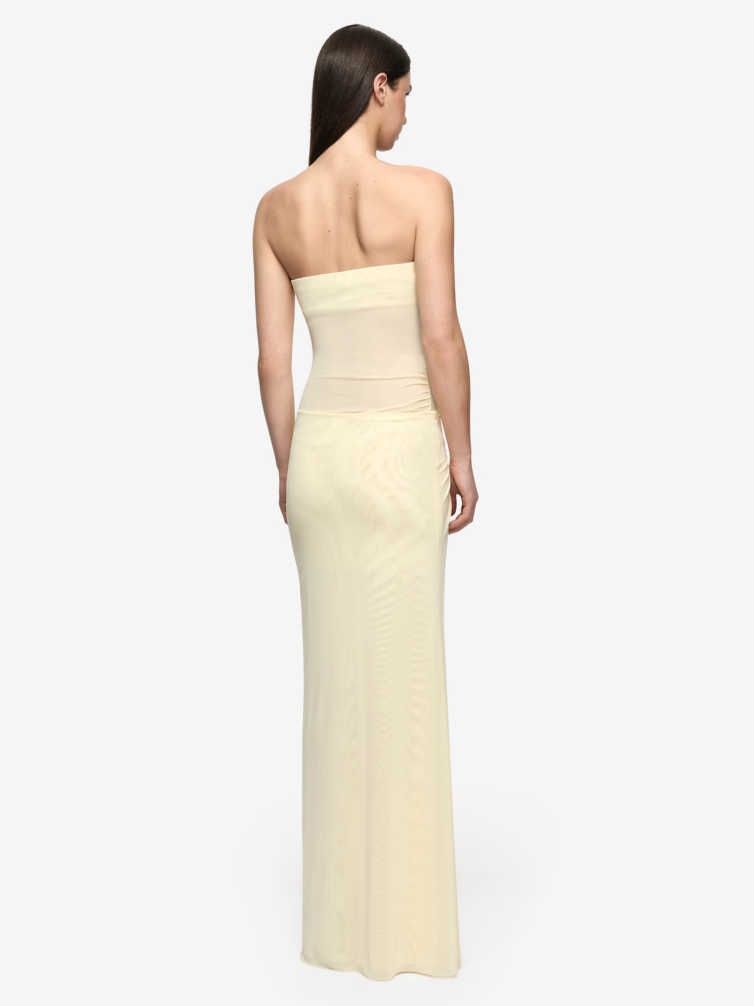 ISORA STRAPLESS MAXI DRESS - LIMONCELLO