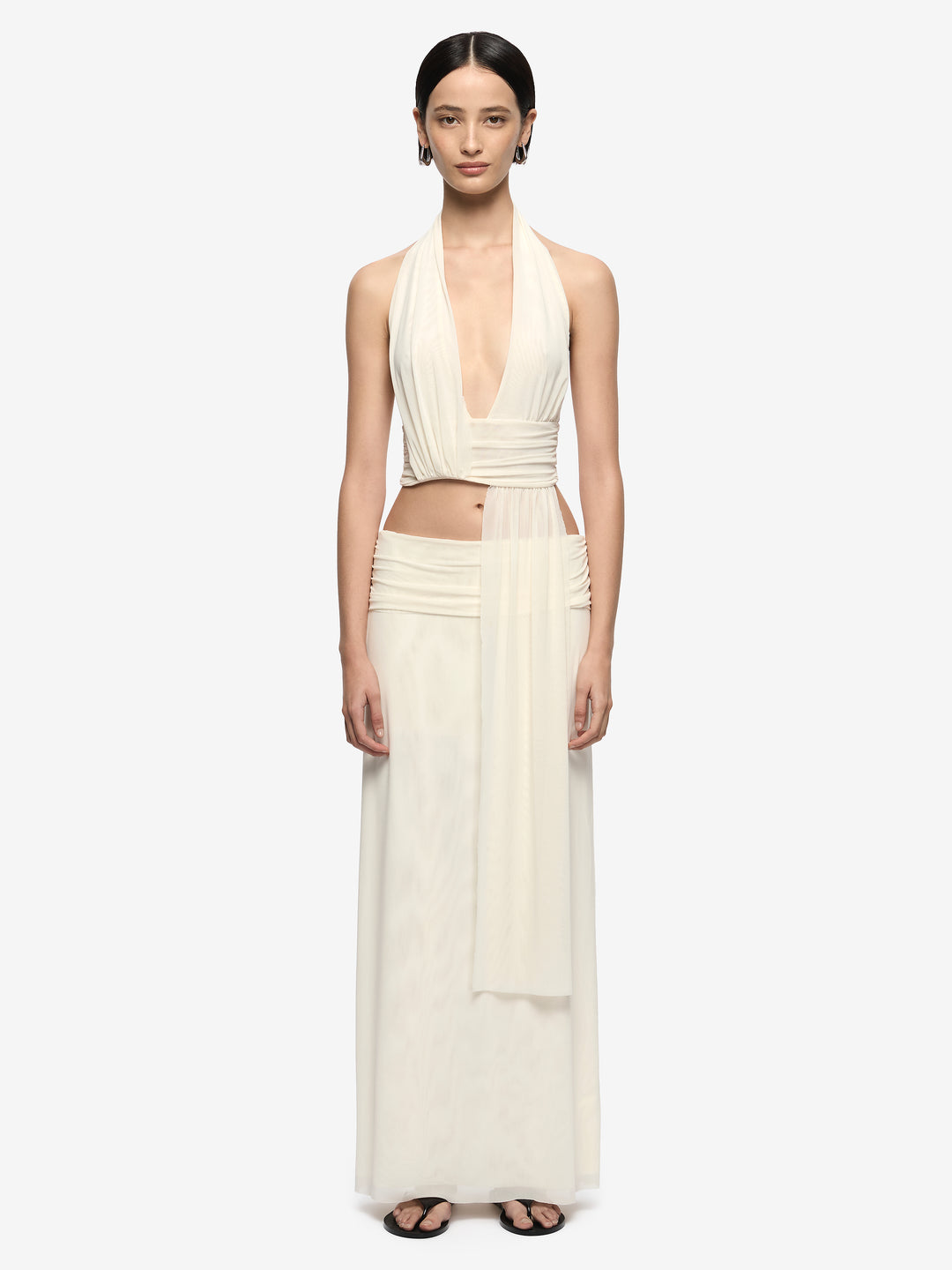 EVA MAXI SKIRT - SNOW