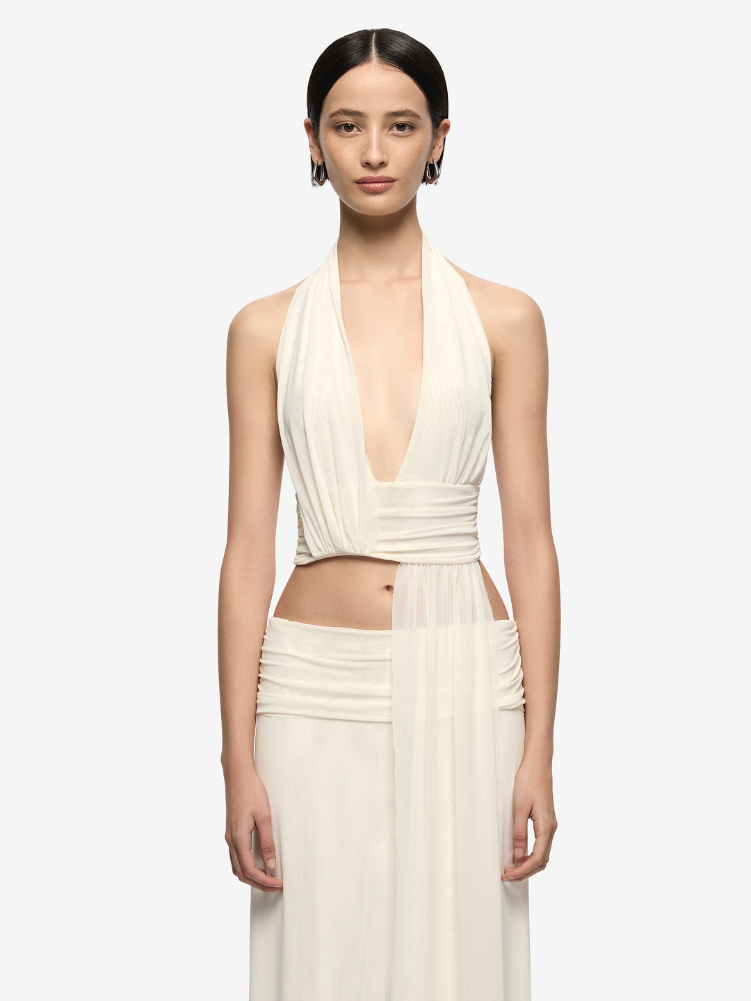 EVA MAXI SKIRT - SNOW