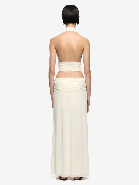 EVA DRAPE TOP - SNOW
