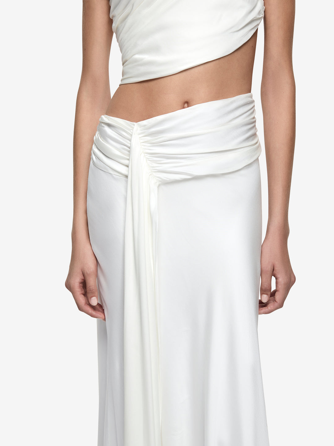 EYRE ASYM GOWN - IVORY