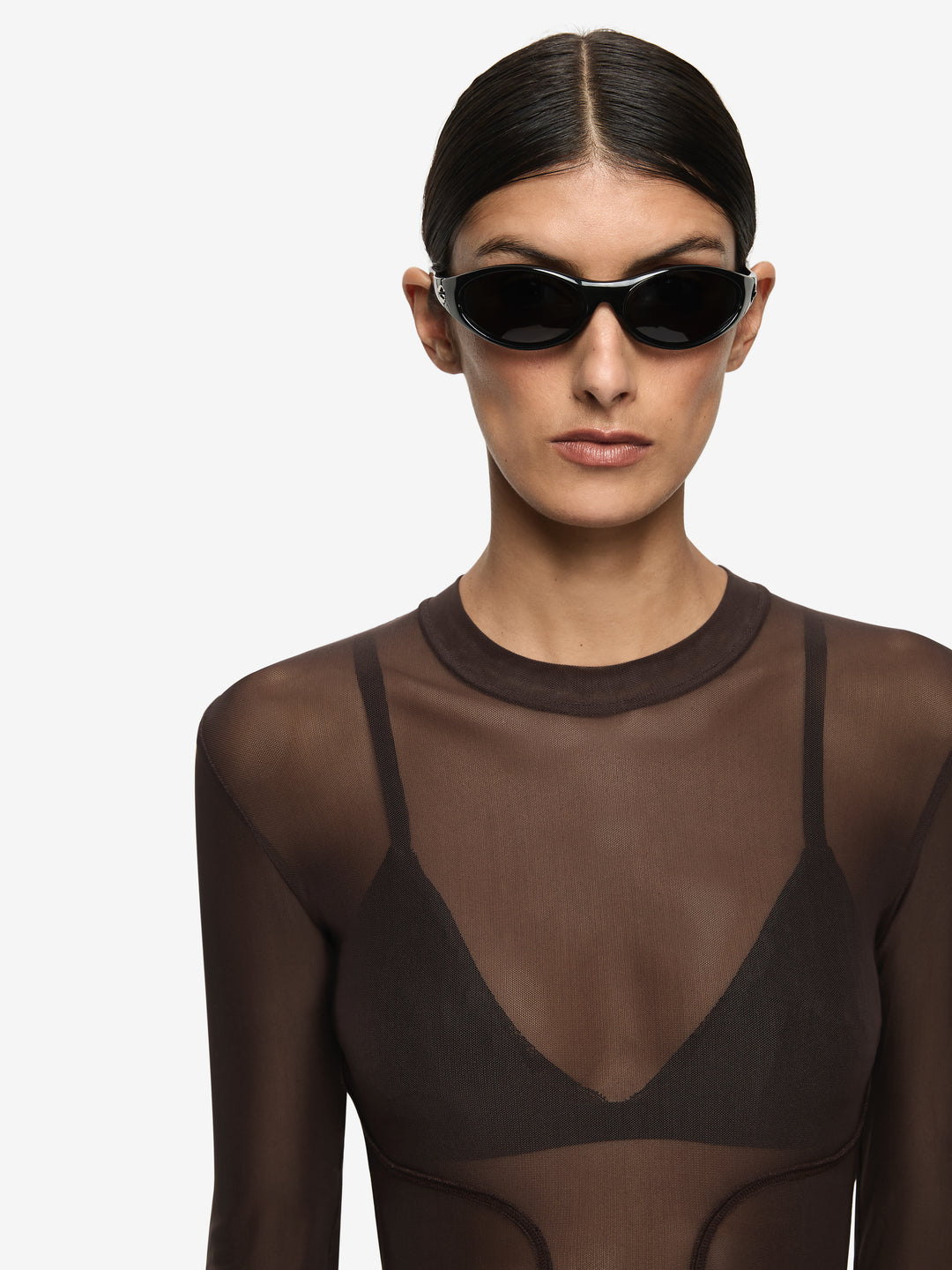 JUNIPER LONG SLEEVE TOP - DARK CHOCOLATE