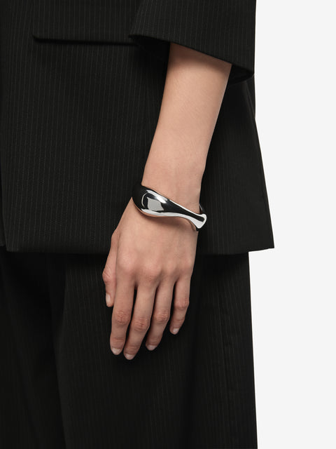 WAVE CUFF - SILVER