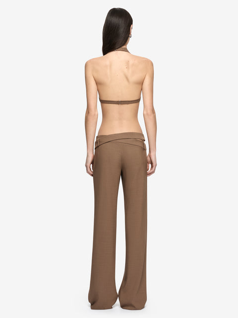 MIKA BELT PANT - TAUPE