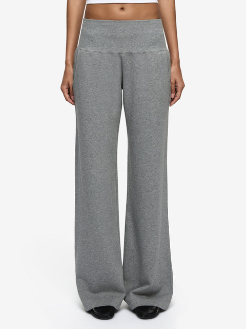 STEPH TRACK PANT - GREY MARLE