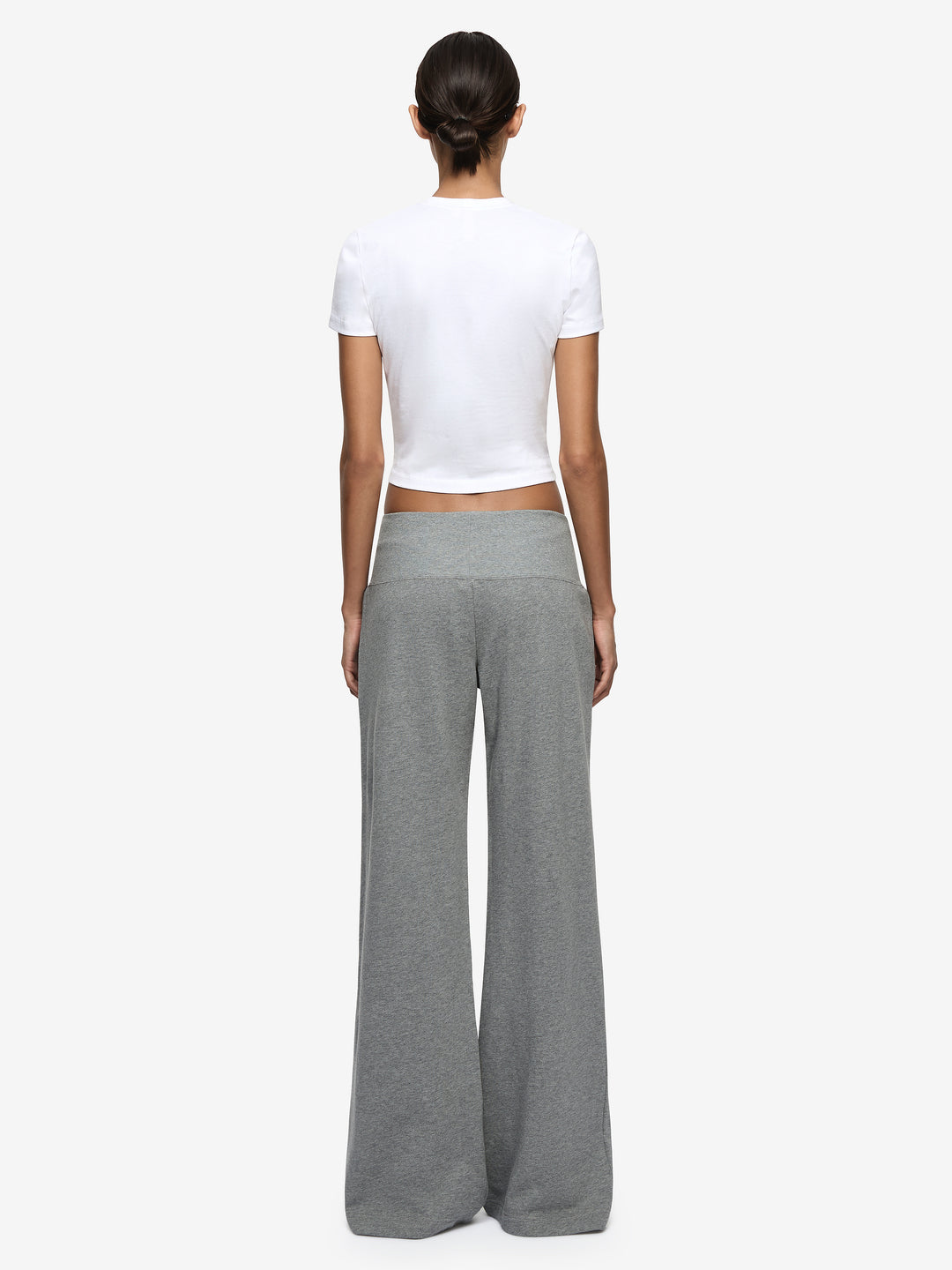 STEPH TRACK PANT - GREY MARLE