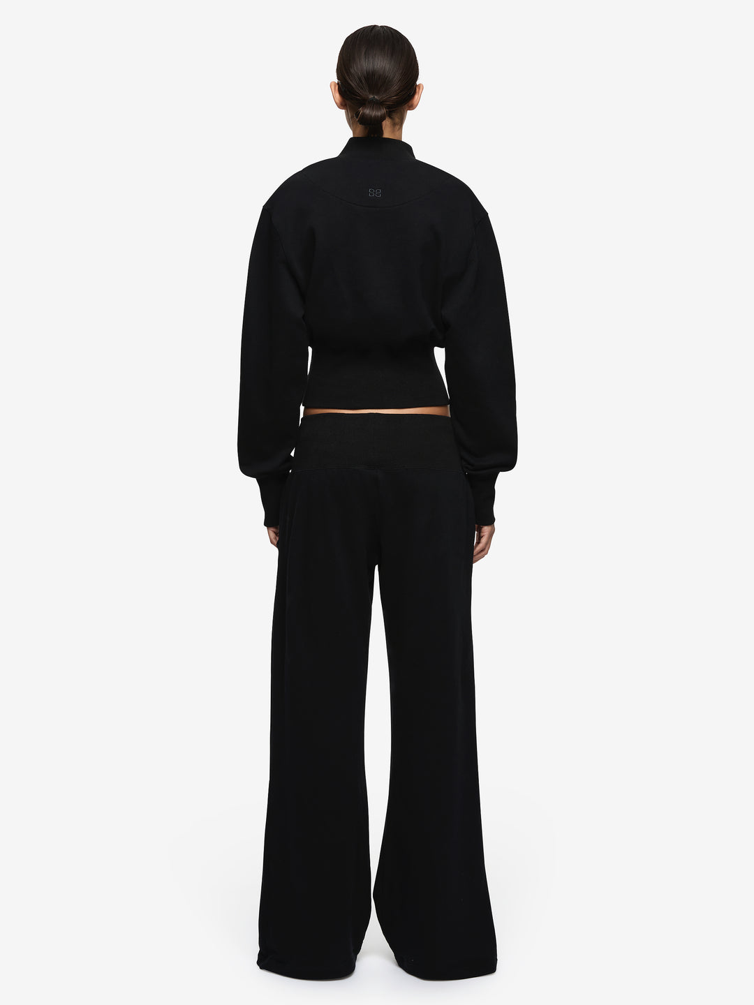 STEPH HALF ZIPPER JUMPER - BLACK