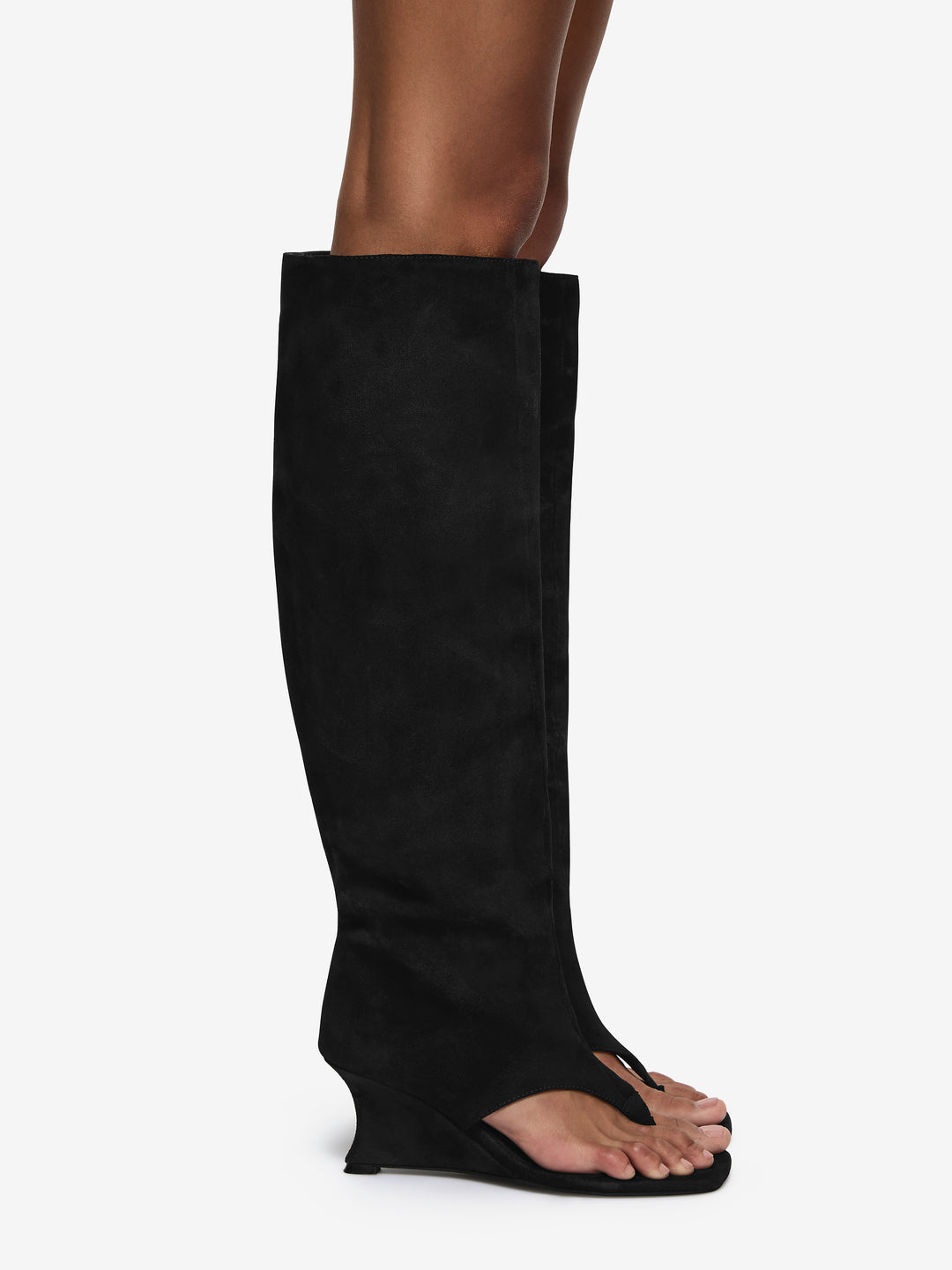 ALIA CUTOUT BOOT - BLACK
