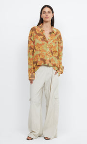 DREW SHIRT - HIBISCUS PATCHWORK