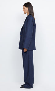 MADDOX SLOUCHED BLAZER - INDIGO
