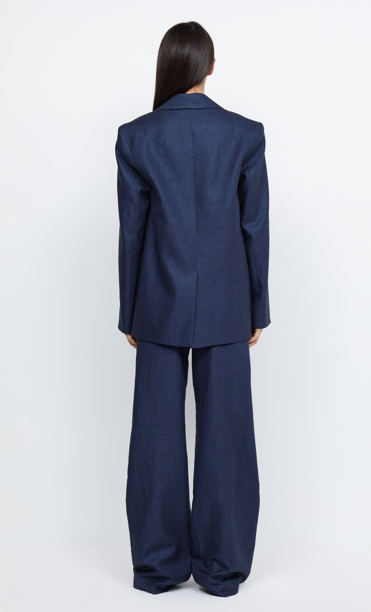MADDOX SLOUCHED BLAZER - INDIGO