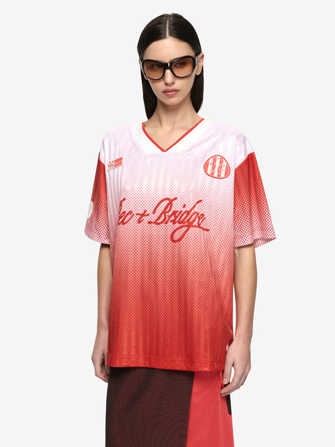 ZELIA JERSEY T-SHIRT - FLAME OMBRE