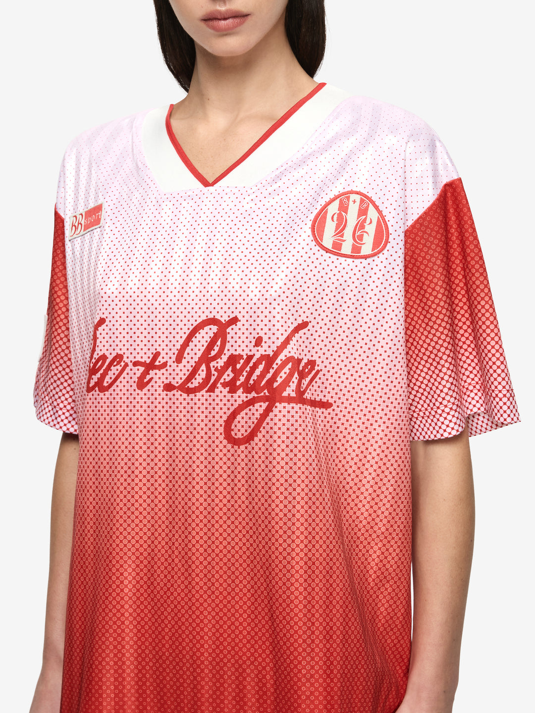 ZELIA JERSEY T-SHIRT - FLAME OMBRE