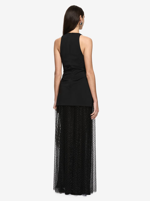 ARTEMI MAXI SKIRT - BLACK