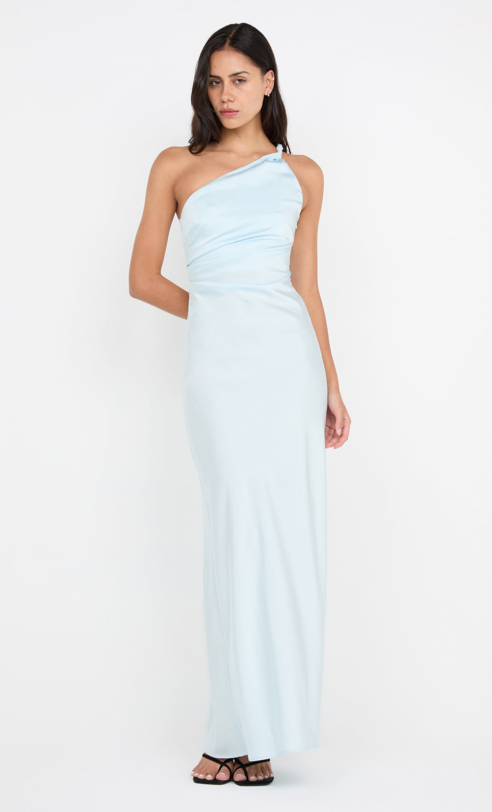 LUNETTA ASYM DRESS - ARCTIC BLUE