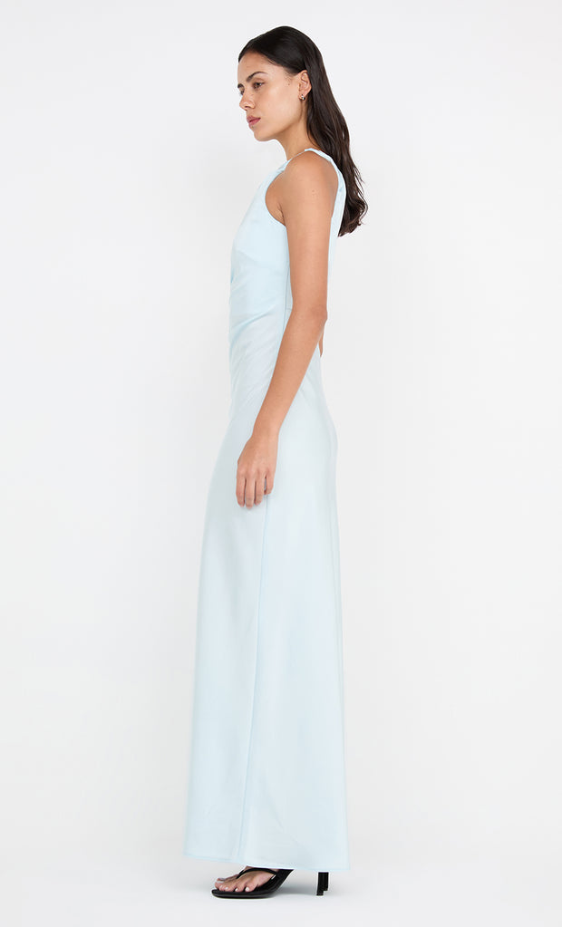 LUNETTA ASYM DRESS - ARCTIC BLUE