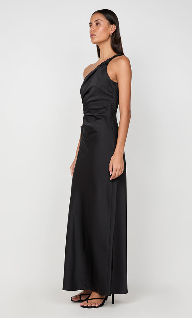 LUNETTA ASYM DRESS - BLACK