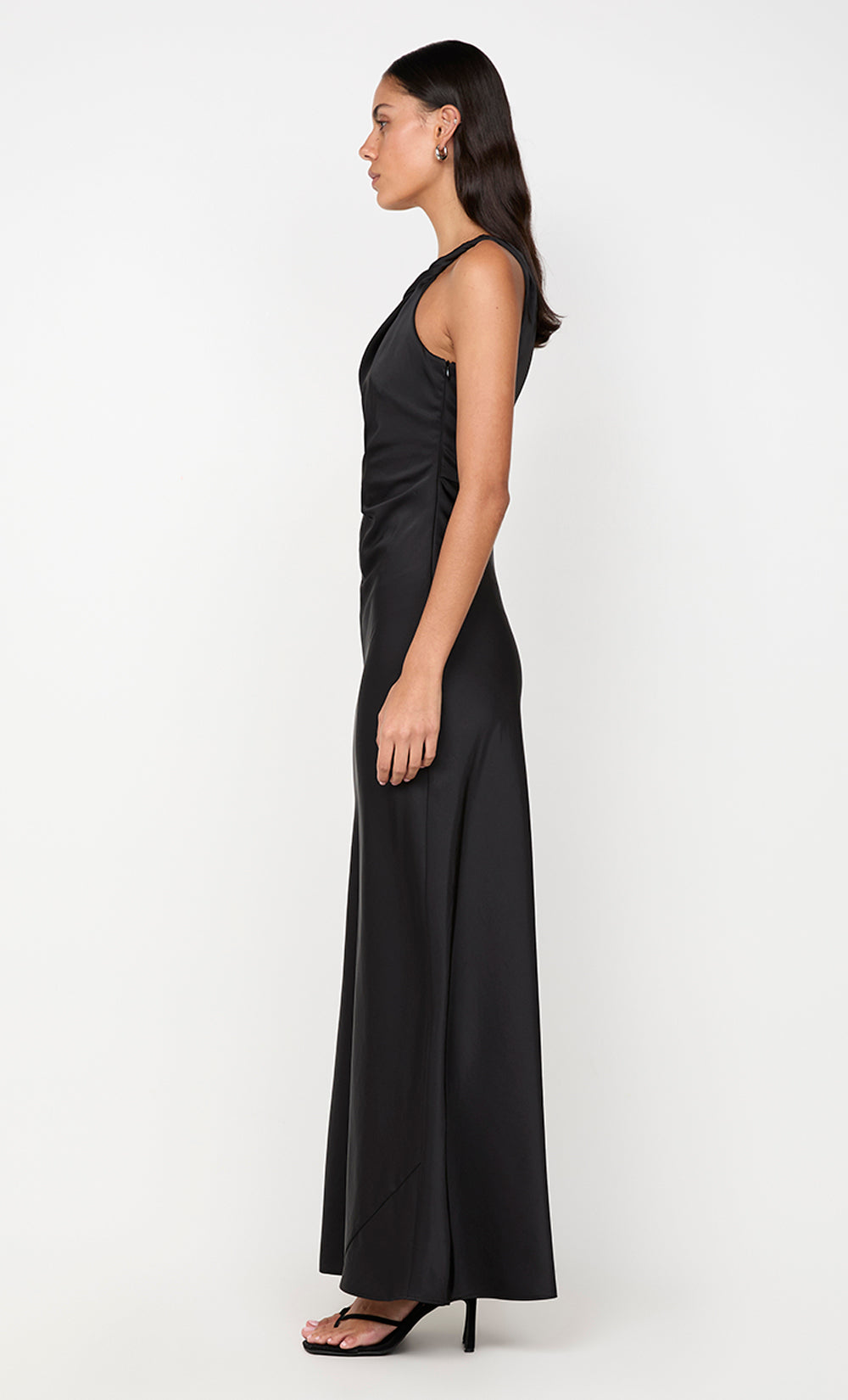 LUNETTA ASYM DRESS - BLACK