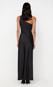 LUNETTA ASYM DRESS - BLACK