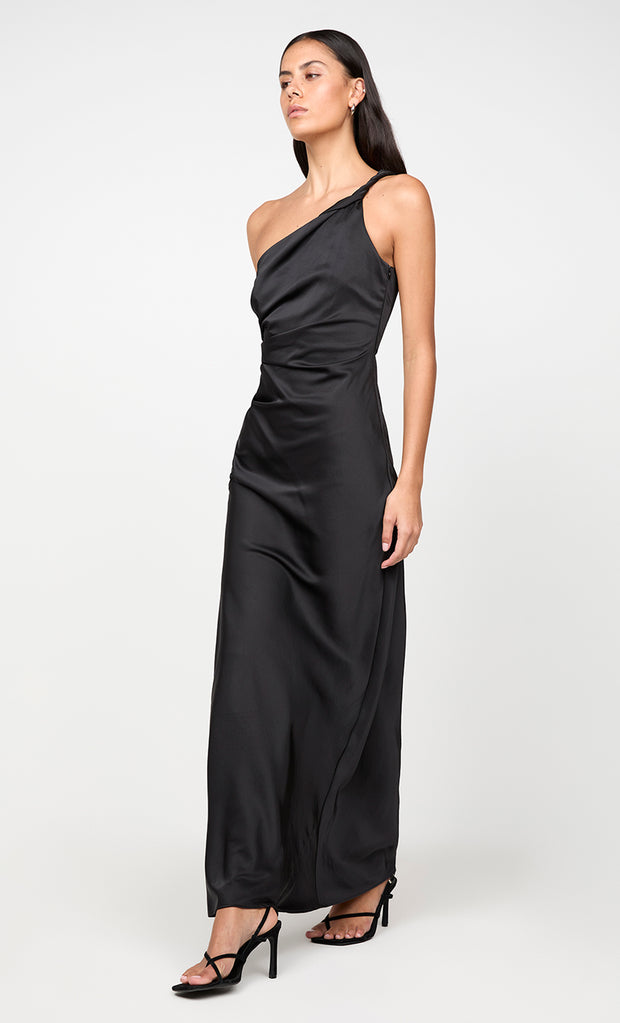 LUNETTA ASYM DRESS - BLACK