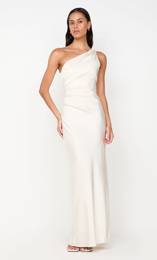 LUNETTA ASYM DRESS - CREAM
