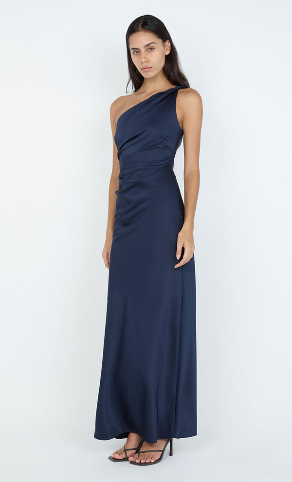 LUNETTA ASYM DRESS - INK